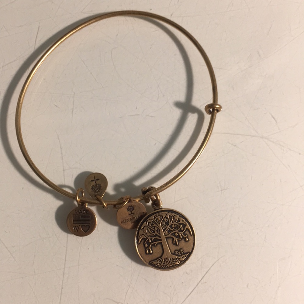 Gold Alex and Ani Bracelet